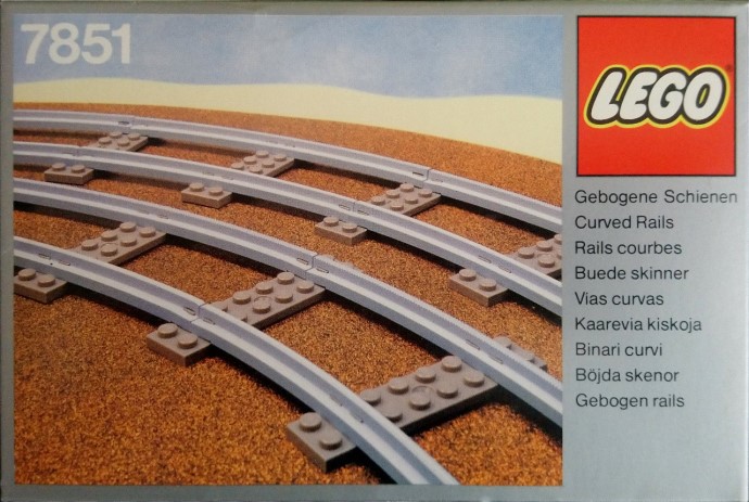 8 Curved Rails Grey 4.5V